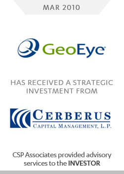 Geo-Eye Cerberus Capital Management