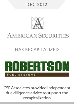 American Securities Robertson Fuel Systems