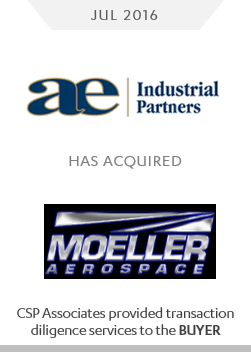 ae Industrial Partners Moeller Aerospace