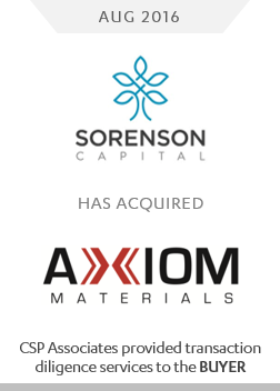 Sorenson Capital Axiom Materials