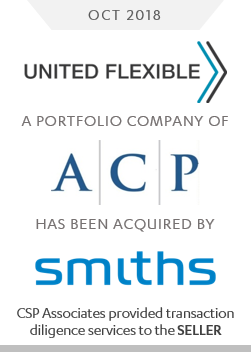united flexible acquired by smiths - csp associates provided transaction due diligence services to seller