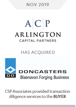 ACP acquired doncasters - csp associates provided m&a transaction due diligence services to buy-side