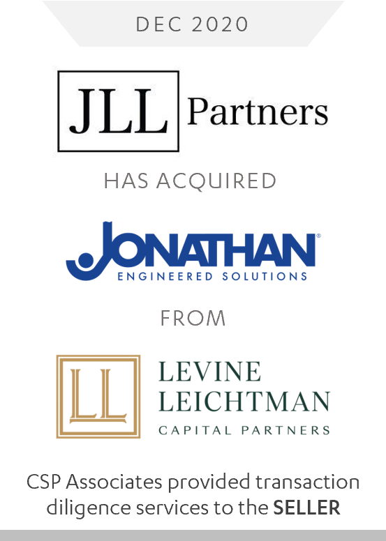 JLL partners acquired jonathan engineered solutions - csp associates provided transaction due diligence to seller