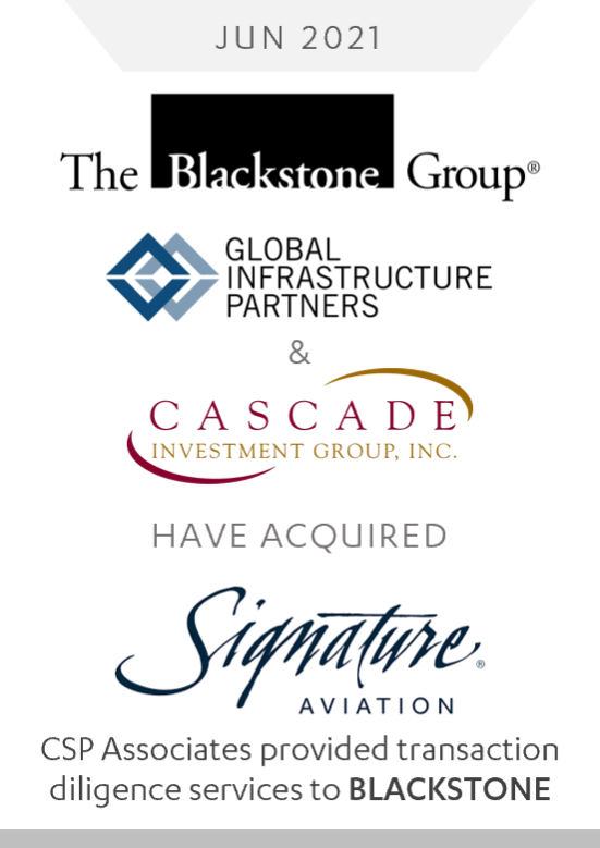 The Blackstone Group Signature Aviation