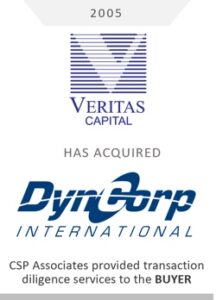 veritas capital acquired dyncorp international csp associates provided m&a due diligence services to buyer