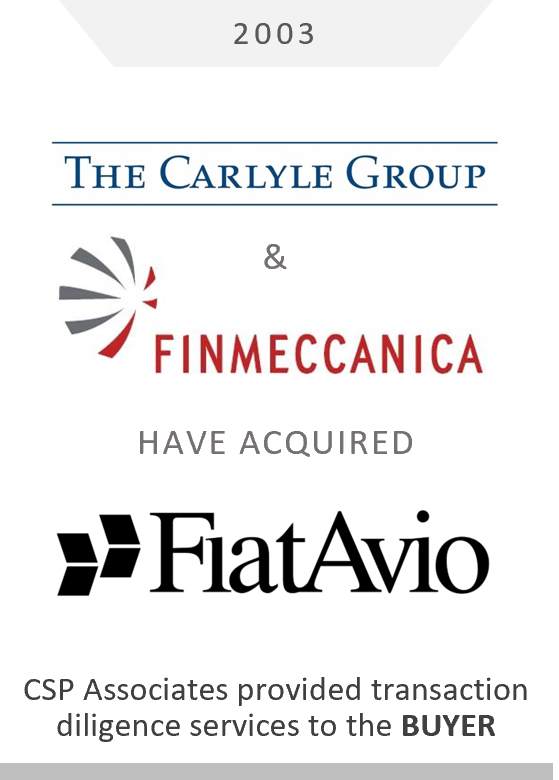 Carlyle Finmeccanica Fiatavio