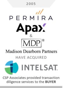 permira apax & mdp acquired intelsat csp associates provided buy-side transaction m&a due diligence