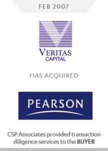 veritage capital and pearson acquisition csp provided buy-side transaction due diligence