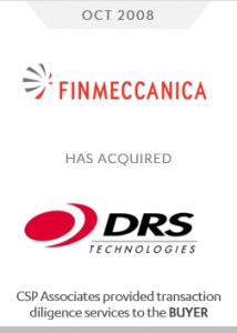 finmeccanica drs technologies m&a transaction advisory buyer