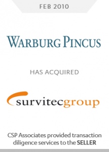 warburg pincus acquired survitecgroup csp associates sell-side due diligence m&a transaction advisory