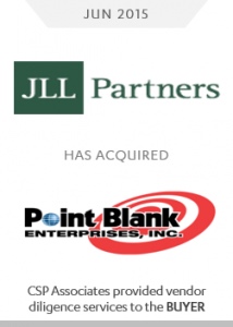 JLL partners acquired pointblank enterprises - csp buy-side m&a screening