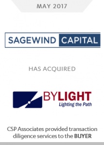 sagewind capital acquired bylight csp provided transaction diligence services to the buyer