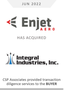 Enjet Aero CSP Associates provided transaction diligence services to the buyer