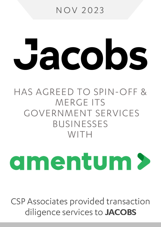 Jacobs has agreed to merge with Amentum