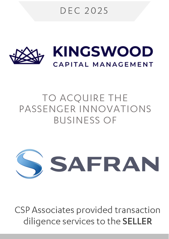 Kingswood To Acquire The Passenger Innovations Business of Safran
