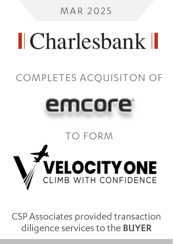 Charlesbank Completes Acquisition of EMCORE to form Velocity One
