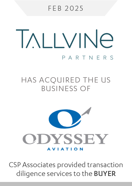 Tallvine Partners Acquires US Business of Odyssey Aviation