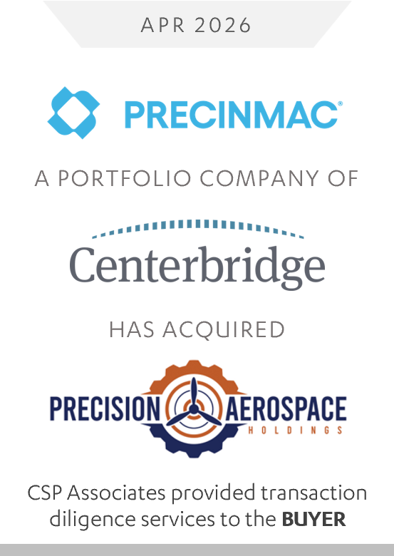 Precinmac LP Acquires Precision Aerospace Holdings