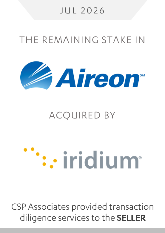 Iridium Completes Acquisition of Aireon