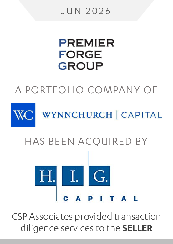 H.I.G. Capital Acquires Premier Forge Group